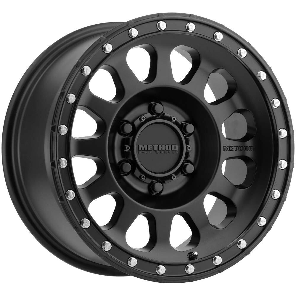 Method MR315 20x9 / 6x5.5 BP / 0mm Offset / 106.25mm CB Matte Black Wheel MR31529060500