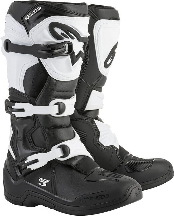 Alpinestars Tech 3 Offroad Boots Black/White Adult Size 8 2013018-12-8