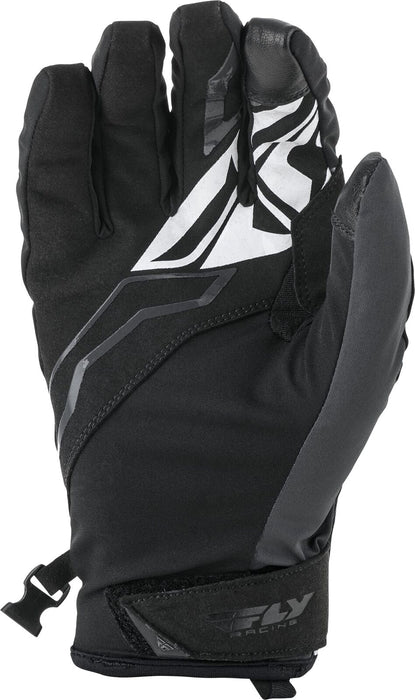 Fly Racing 2022 Youth Title Gloves (Black/Grey, Youth Large) 371-05106