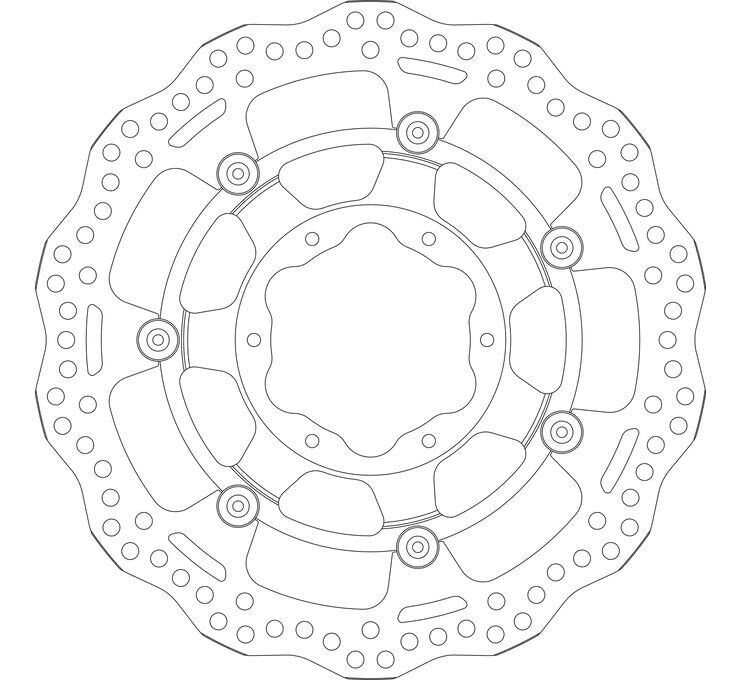 Sbs Friction 6271 Upgrade Front Brake Rotor