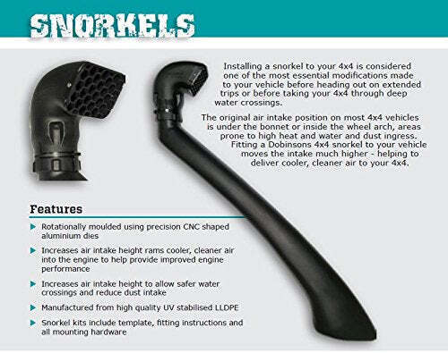 Dobinsons 4X4 Snorkel Kit For Fits Mazda Bt-50 3.2L Tdi, 2011 To 2017(Sn39-3459)