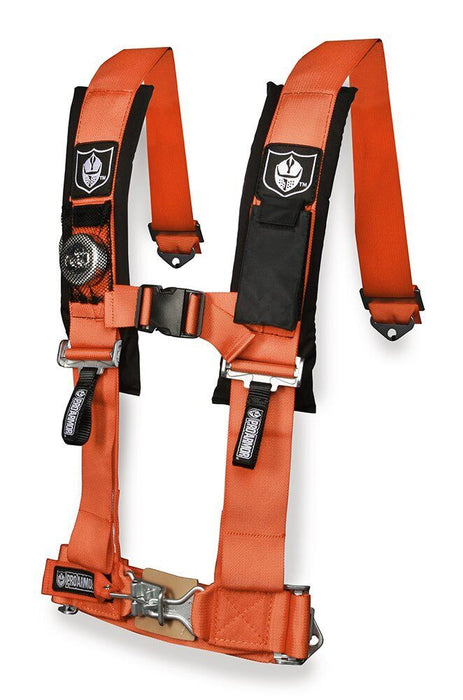 Pro Armor 4 Point 3" Seat Belt Harness Orange Pair Fits Polaris Rzr Xp 1000 Turbo A114230OR