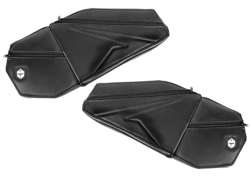 Pro Armor Door Knee Pads With Storage Black Black Fits Polaris Rzr Pro Xp 4 P199Y320BL