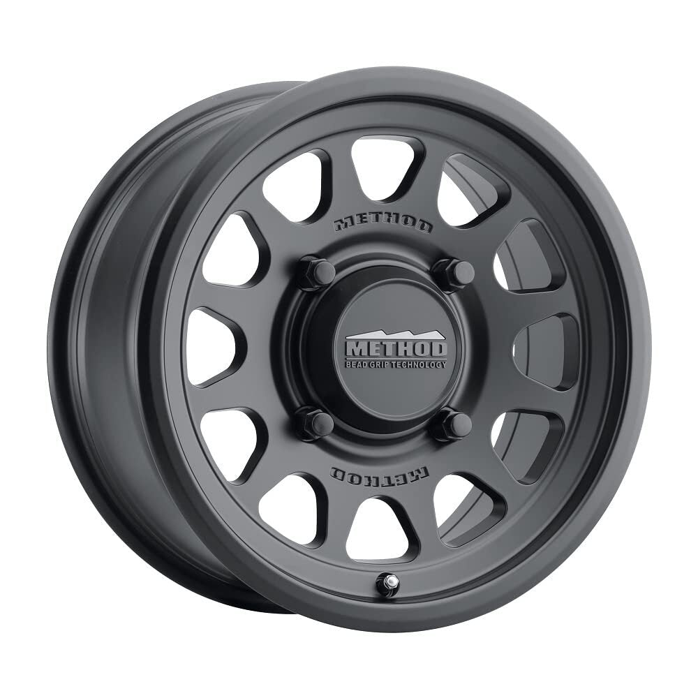 Method MR414 Bead Grip 14x7 / 4+3/13mm Offset / 4x136 / 106mm CB Matte Black Wheel MR41447047543