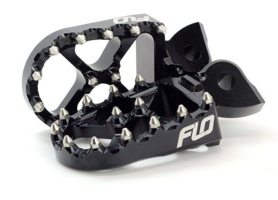 Flo Motorsports  FPEG-795BLK; Pro Series Foot Pegs Black Fits KTM / Hus