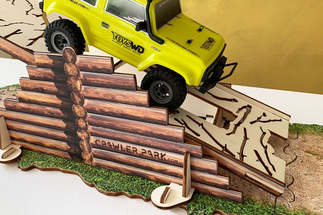 Toyswd Crawler Park Seesaw Obstacle For 1/24 1/18 Rc Crawler Park Circuit