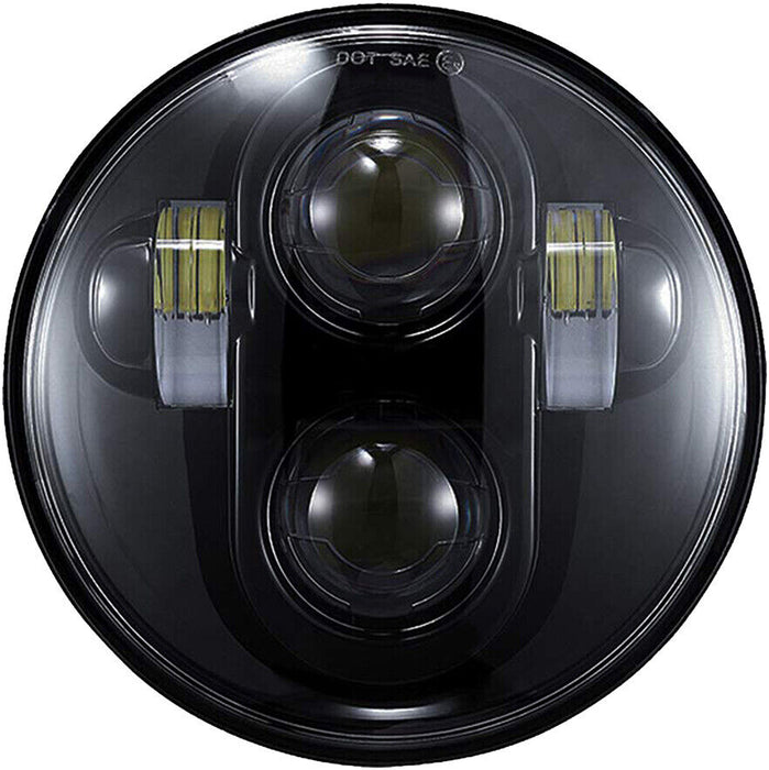 Pathfinder 5 3/4" Led Headlight Black Hd5Mb HD5MB