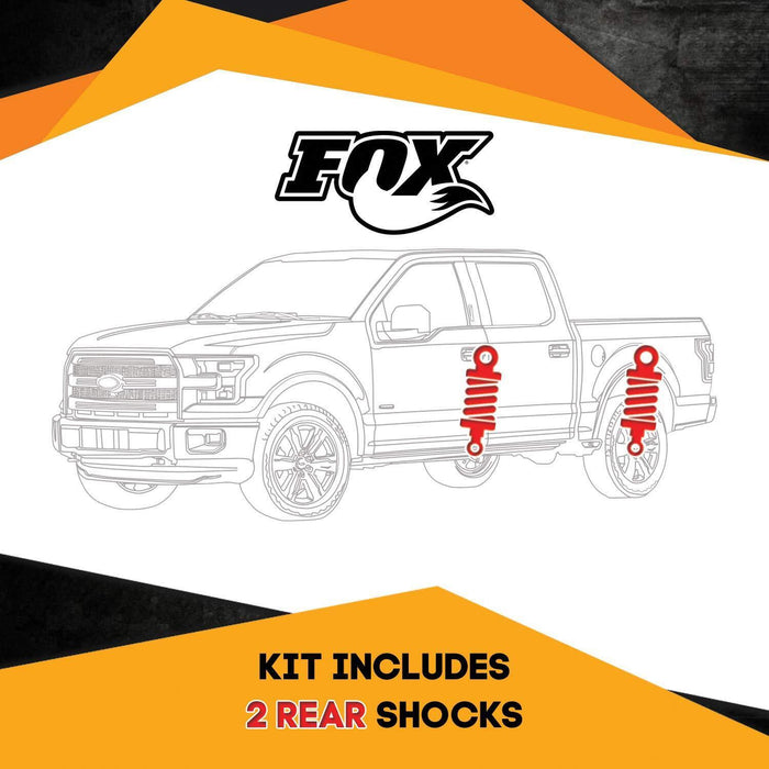 Fox 985-26-117 Quantity 2 Kit Of 2 2.0 Performance Series Res.-Cd Adjuster 2-3 Inch Lift Rear Shocks Fits Toyota Tacoma 2005-2017 4Wd 985-26-117/2-/