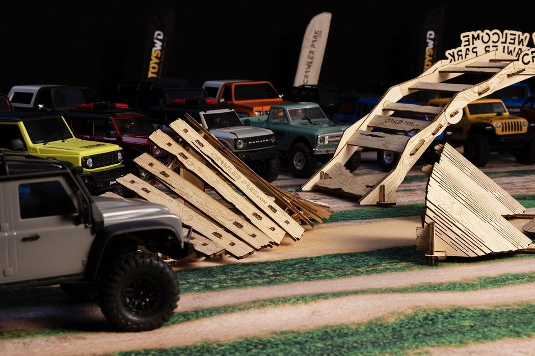 Crawler Park Toyswd Welcome Kit Of 5 Obstacles For Rc Course 1/24 & 1/18 Scale