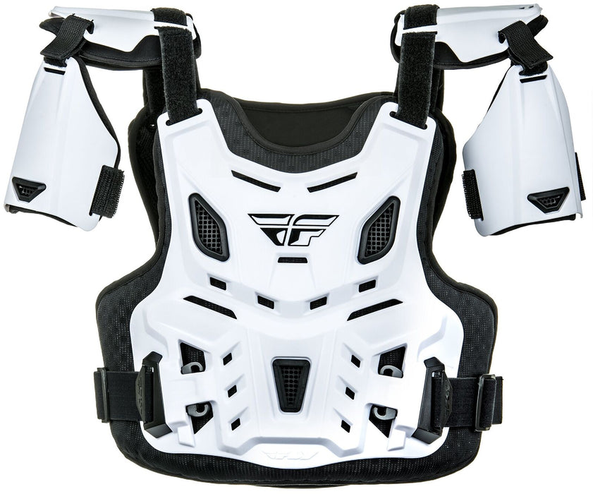 Fly Racing Ce Revel Roost Guard White Youth 36-16065 YTH CE WHT