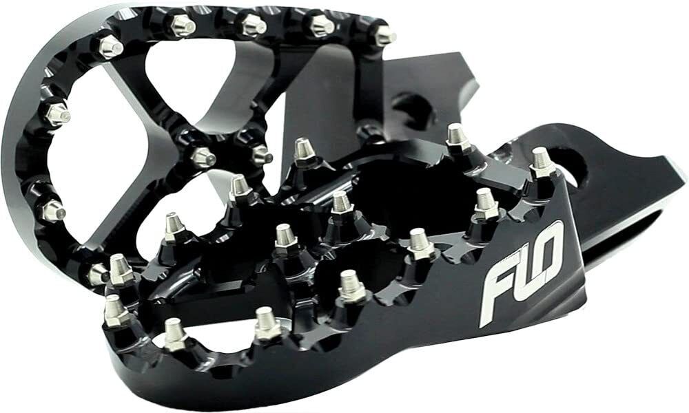 Flo Motorsports Pro Series Footpegs Black #Fpeg-795-3Blk Fits Beta 300 Rr/250 Rr FPEG-795-3BLK
