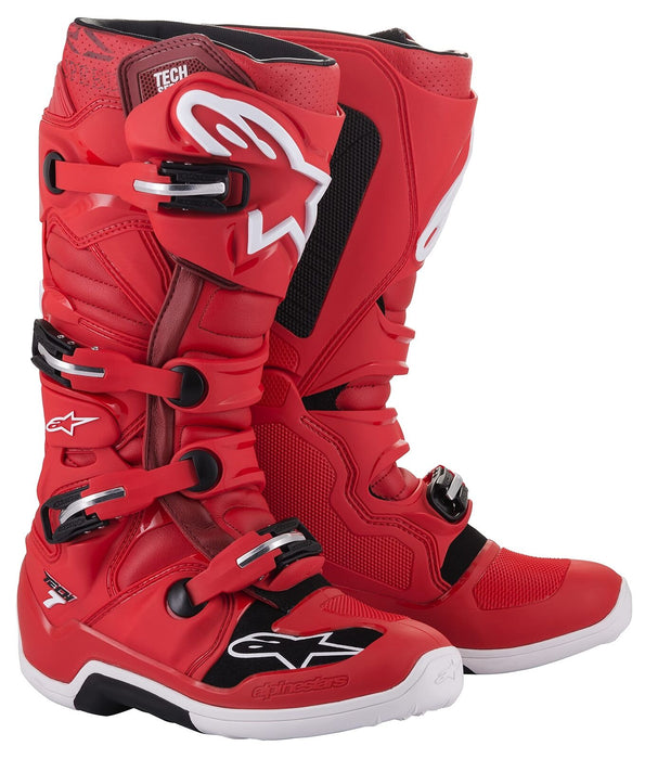Alpinestars Tech 7 Mx Boots Red Size 12 2012014-30-12