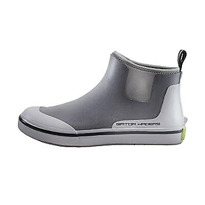 GATOR WADERS Adult Male Deck Boots, Color: Grey, Size: 14