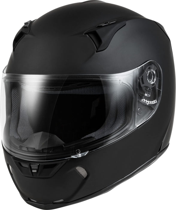 Fly Racing Revolt Fs Solid Full Face Helmet (Matte Black) L 73-8352L