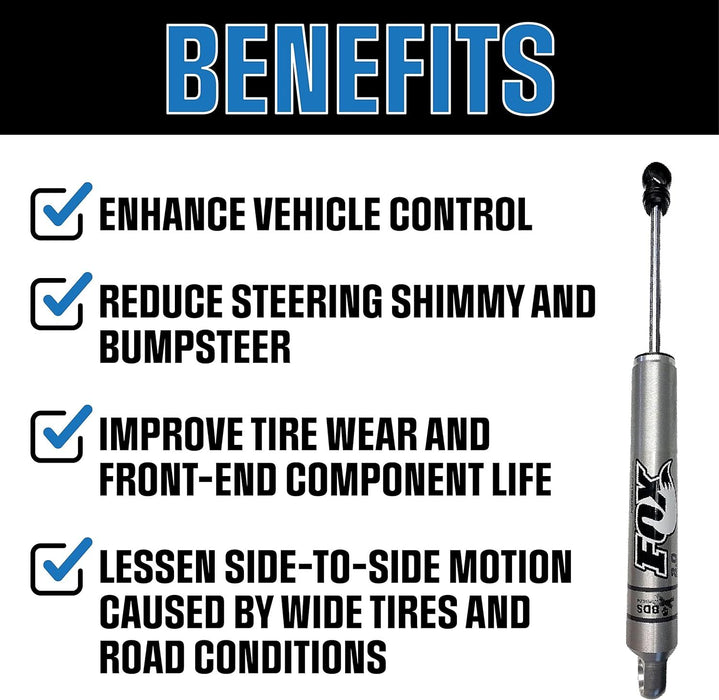 BDS Dual Steering Stabilizer Kit w/ 2.0 Performance Shocks Fits Ford F250/F350 Super Duty (99-04) 4WD