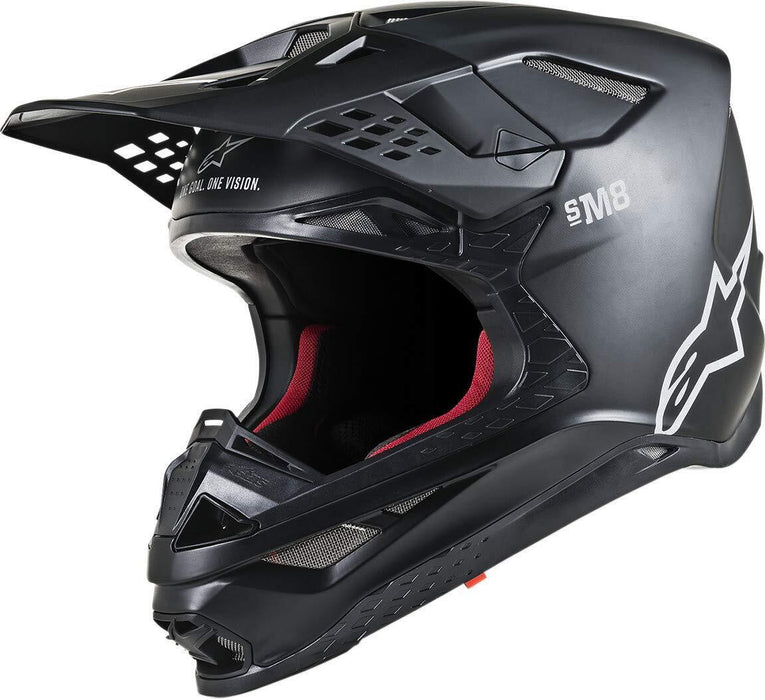 Alpinestars Supertech M8 Solid Helmet Matte Black 2Xl 8300719-110-2X