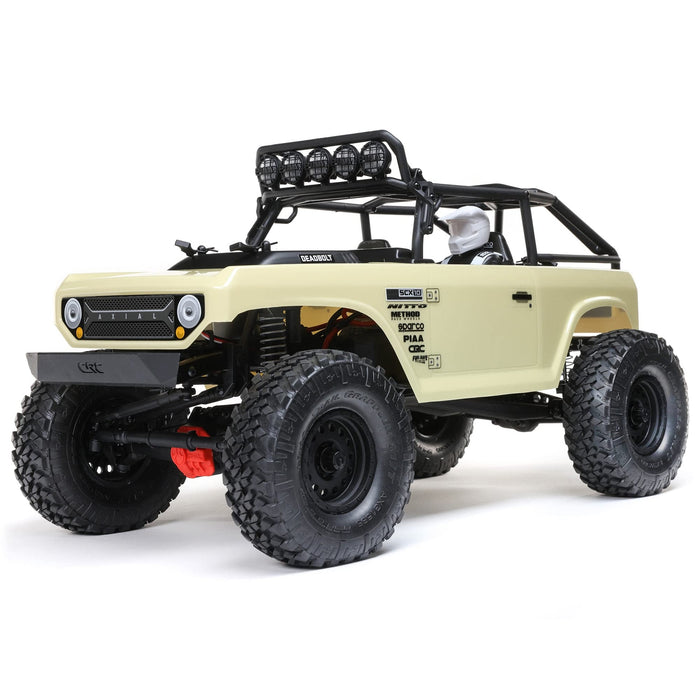 Axial Rc Truck 1/10 Scx10 Ii Deadbolt 4 Wheel Drive Brushed Rtr, Battery And