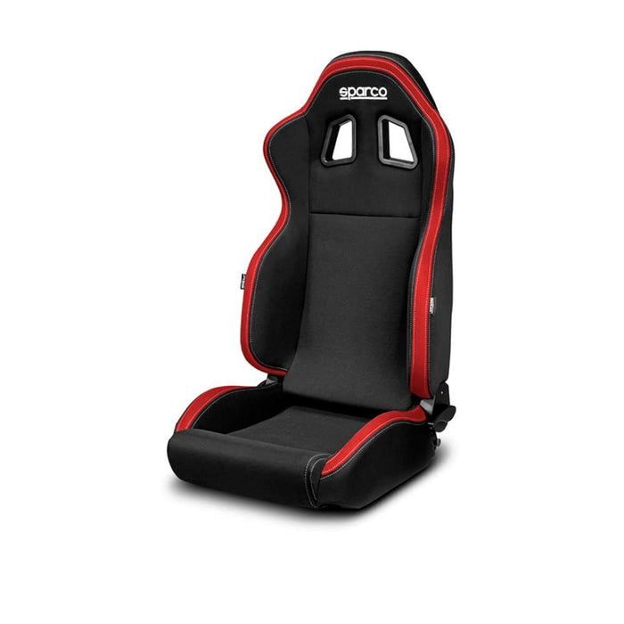 Sparco 009014NRRS R100 Racing Seat&#44; Black & Red