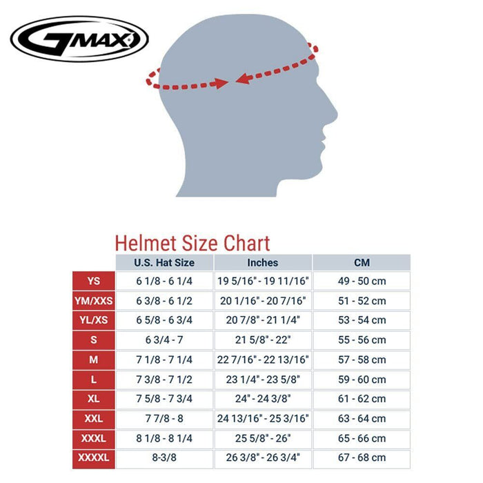 Gmax Md-04S Snow Helmet Reserve Electric Shield 3Xl M4041579