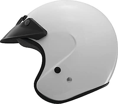 Thh Helmets T-381 Adult Street Motorcycle Helmet White/Medium 646279