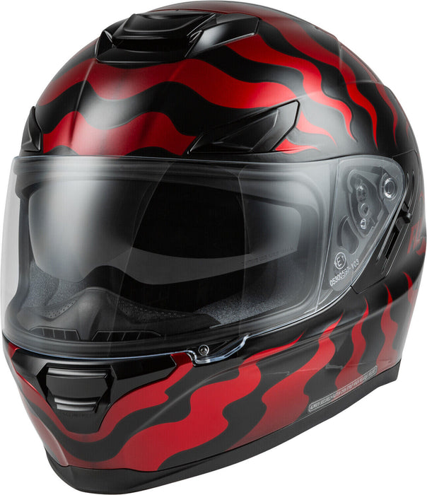 Fly Racing Sentinel Venom Full Face Helmet (Red/Black) S 73-8393S