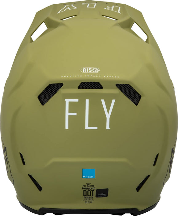 Fly Racing Formula Cc Centrum Helmet (2023) Olive Green/Black 2Xl 73-43242X