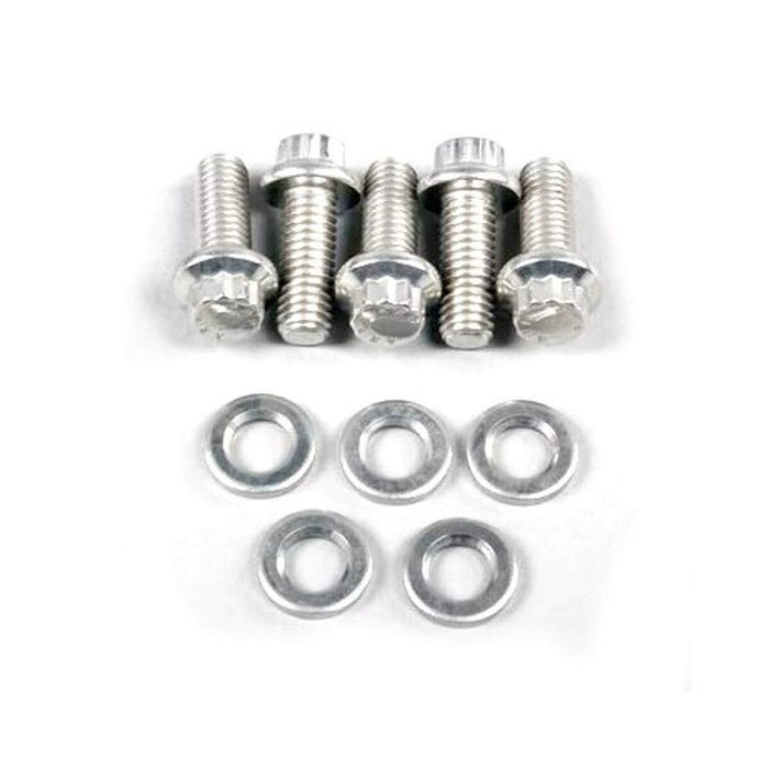 ARP 770-1004 Stainless Steel M6 x 1 Thread 35mm UHL 12-Point Bolt with 8mm Socket and Washer, (Set of 5)