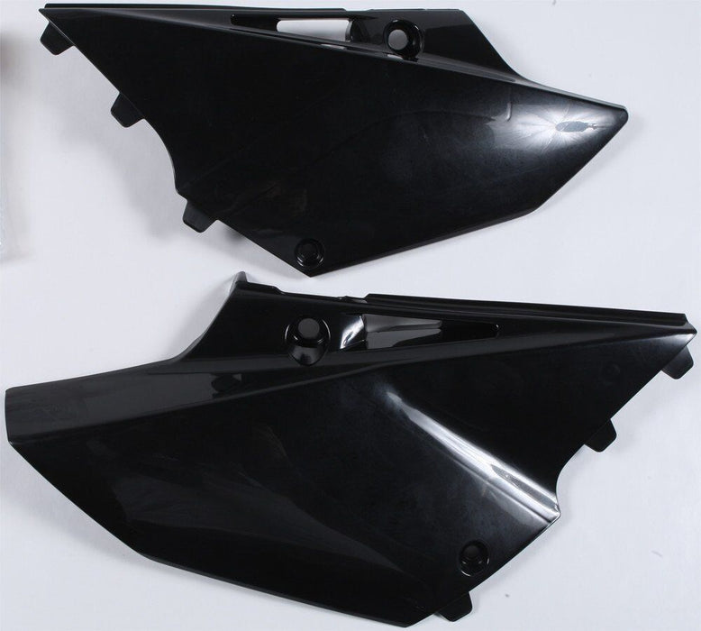 Polisport Black Side Panels Number Plates For Yamaha Yz 125 250 15-18 8607500003
