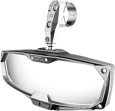 Seizmik Halo-Ra Led Rearview Rear View Mirror Cast Aluminum 1.75″ Round Tube