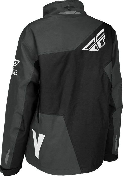 Fly Racing Snx Pro Womens Jacket (Medium, Black/Gray) 470-4511M