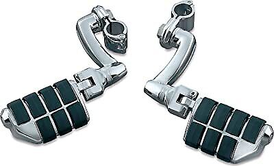 Kuryakyn Chrome Longhorn Offset Dually Highway Iso Pegs 1" Engine Guard Bars