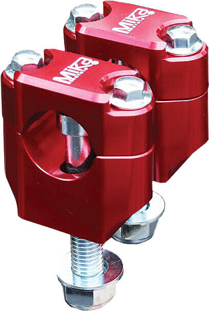 Mika Metals Rubber Mounted Clamps 1 1/8" Red Red Mk-Re-118 RED MK-RE-118