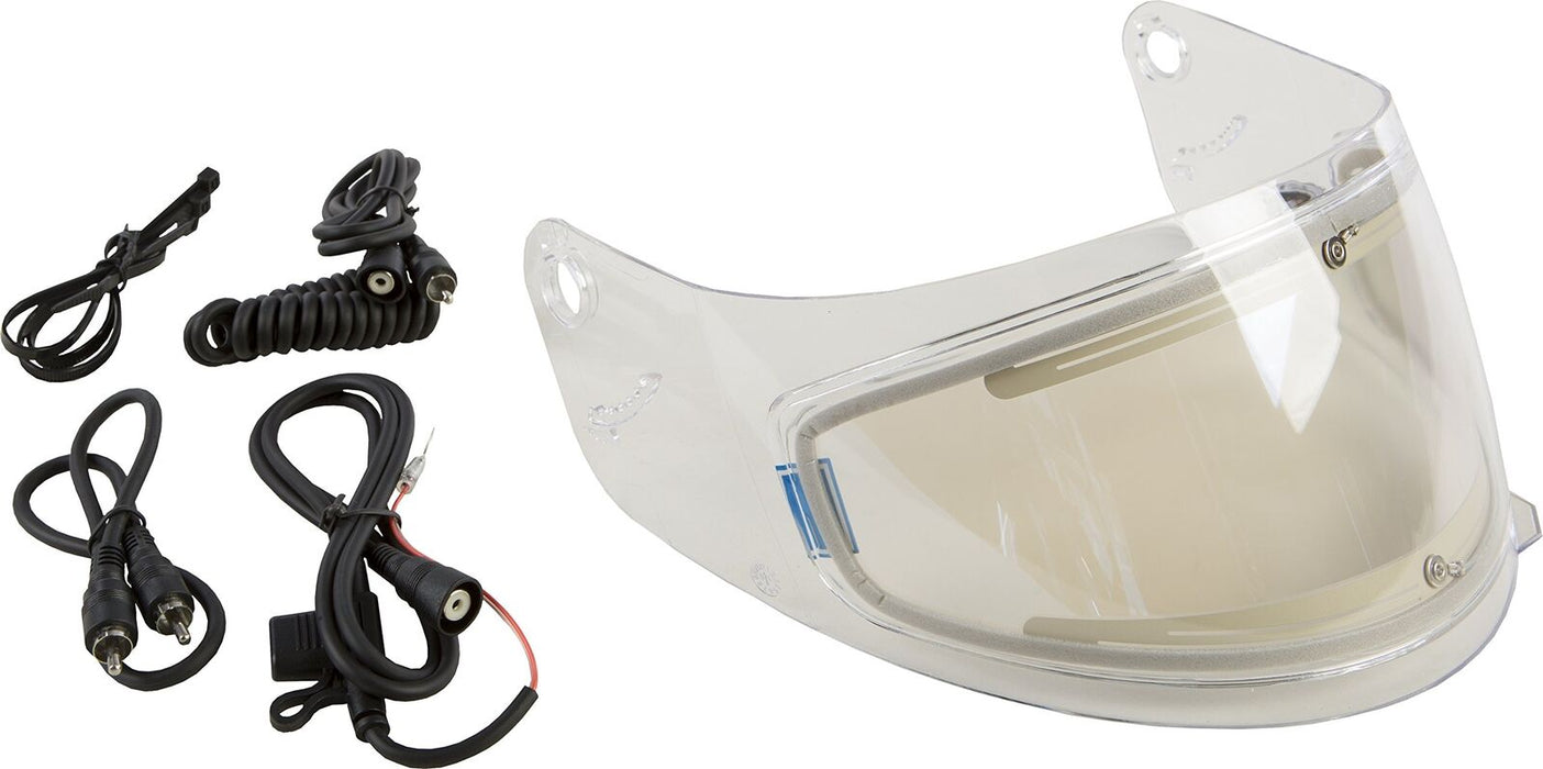 Gmax New Gm44S Snowmobile Helmet Heated Electric Shield Free Ship G980365