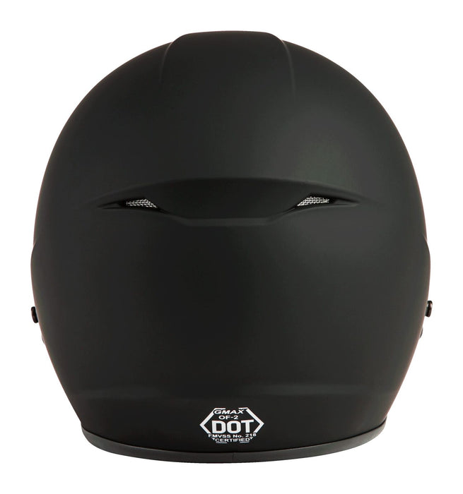 Gmax Of-2 Open-Face Helmet (Matte Black, Large) G1020076