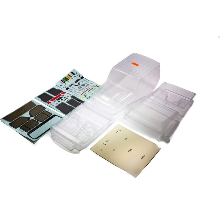 Axial Racing 230026 J33P Jt Gladiator Body Set: Clear AXI230026