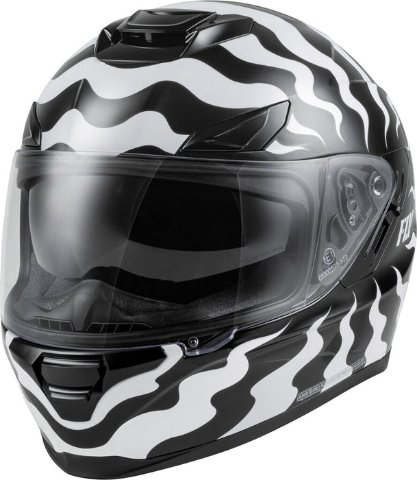 Fly Racing [] Sentinel Venom Helmet Sm White/Black 73-8394S