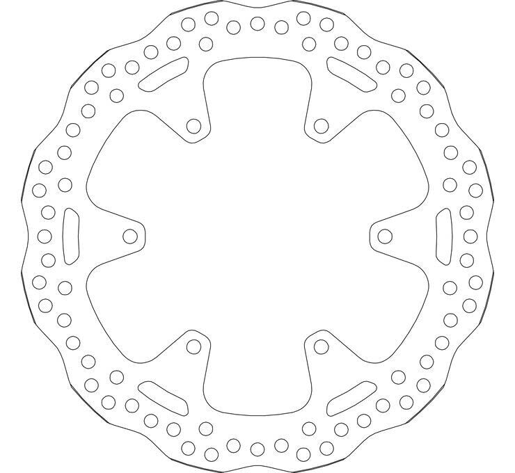 SBS 6087 Upgrade Front Brake Rotor