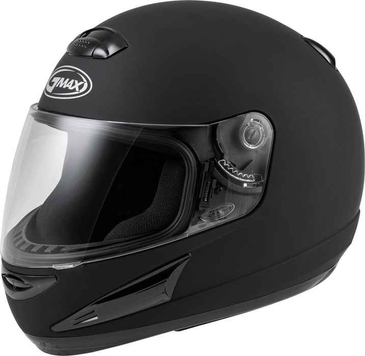 GMAX GM-38 Full-Face Street Helmet (Matte Black, Medium)