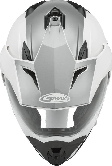 Gmax Gm-11 Dual Sport Helmet (White/Grey, Medium) G1113245