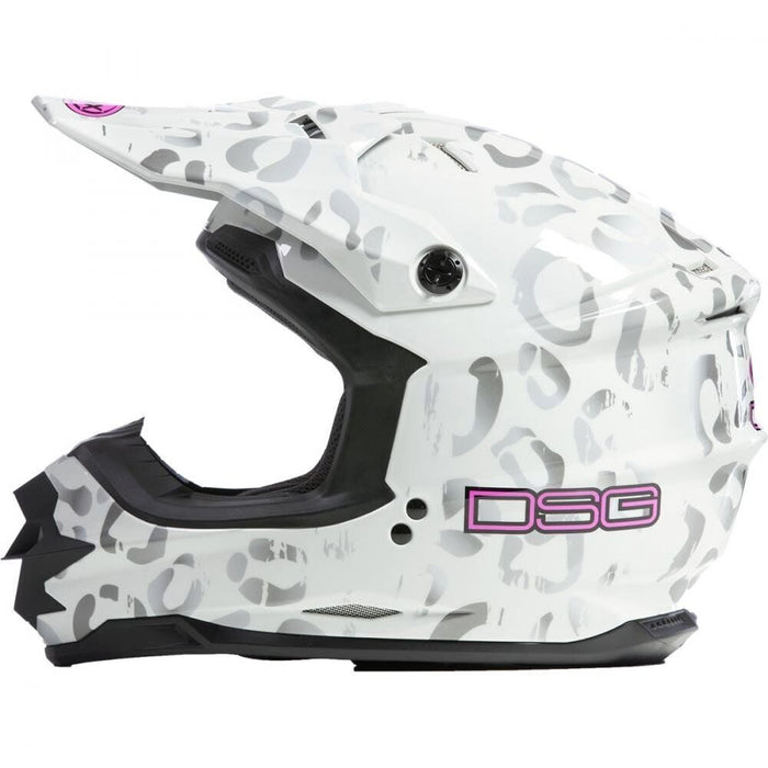 Gmax Unisex-Adult Full-Face Style 2769409 Dsg Gm76S Helmet Multi Leopard 3X,