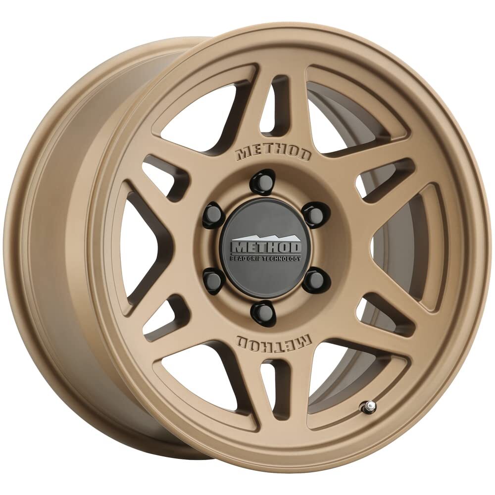 Method MR706 Bead Grip 17x8.5 0mm Offset 6x5.5 5.5mm Method Bronze Wheel MR70678560900