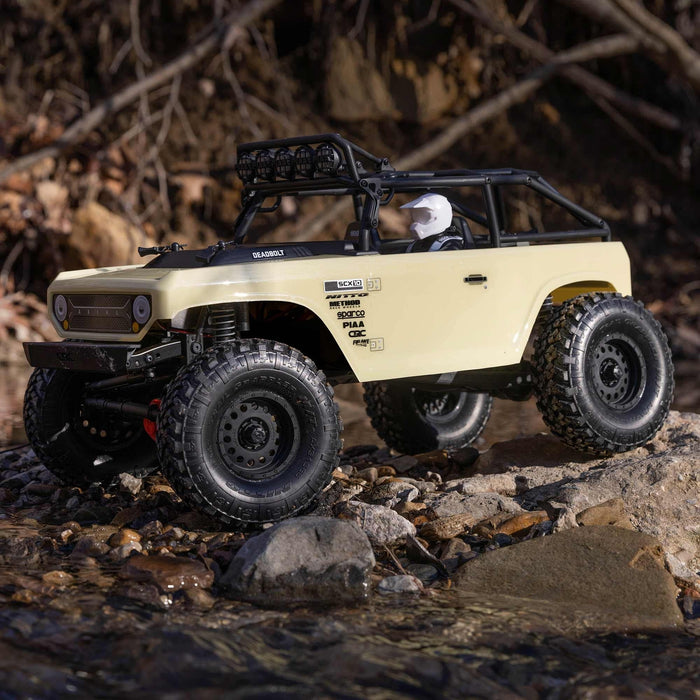 Axial Rc Truck 1/10 Scx10 Ii Deadbolt 4 Wheel Drive Brushed Rtr, Battery And