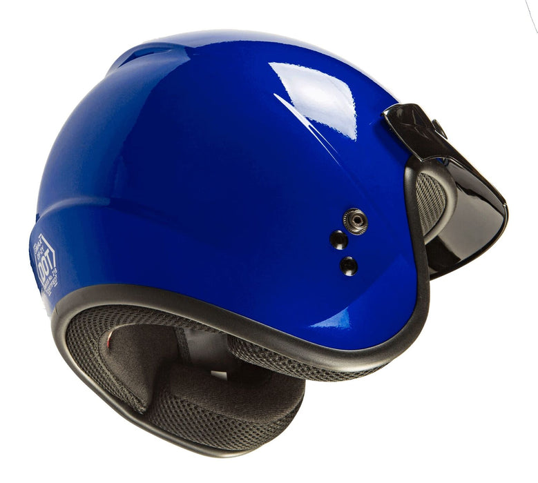 Gmax Of-2 Open-Face Helmet (Blue, Small) G1020044