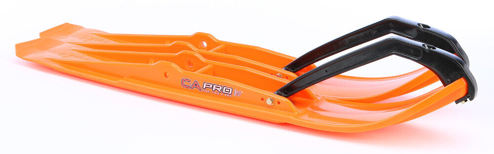 C&A Pair Of Orange Pro Razor 6" Snowmobile Skis W/Black Loops 77100320
