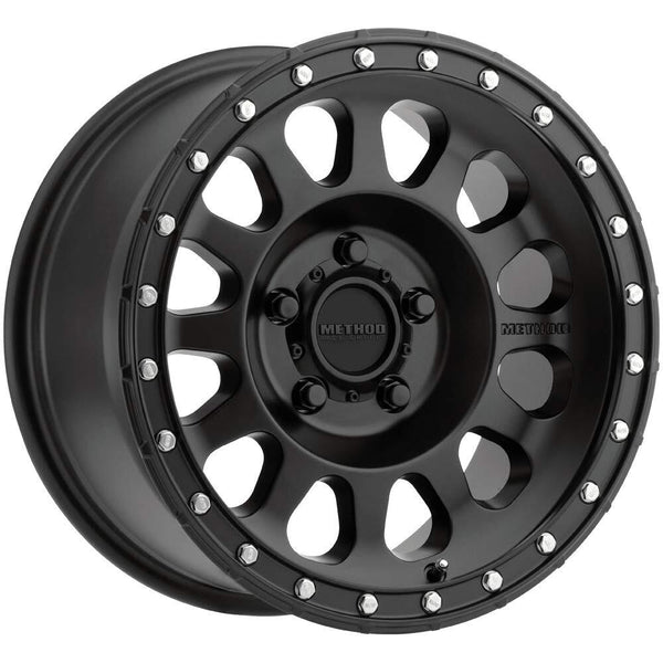 Method MR315 20x9 / 5x5.5 BP / 18mm Offset / 108mm CB Matte Black Wheel MR31529055518