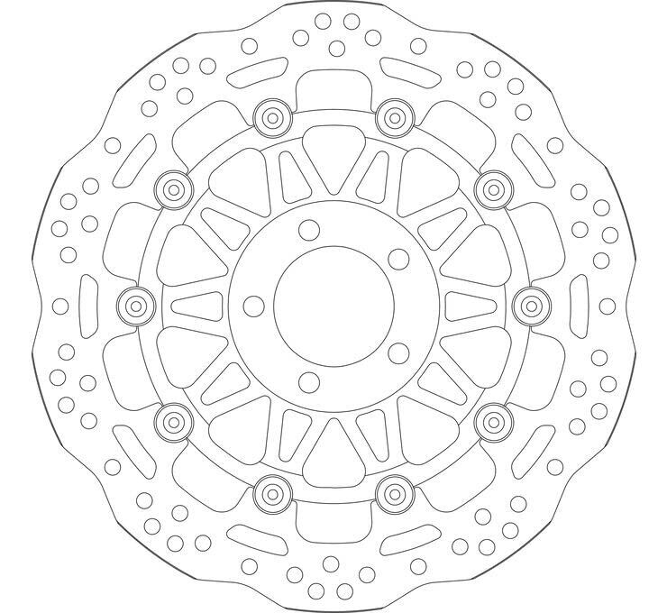 Sbs Friction 6267 Upgrade Front Brake Rotor