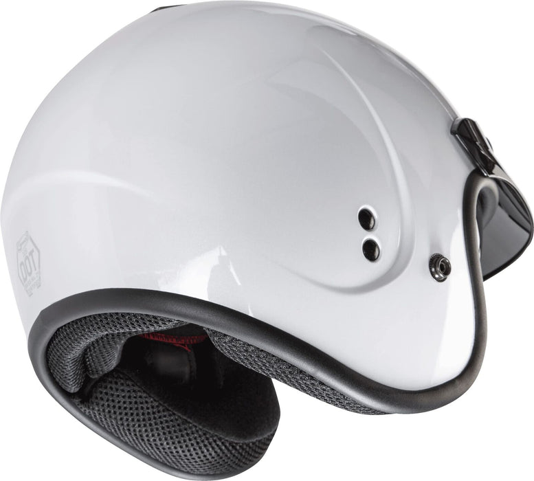 Gmax Gm-32 Open-Face Street Helmet (Pearl White, X-Large) G1320087