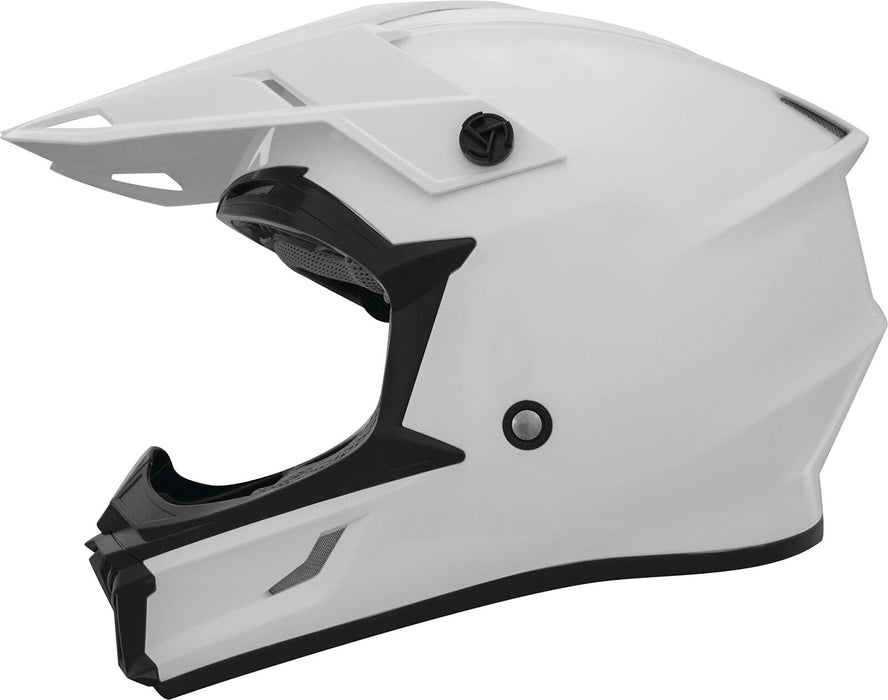 Thh T-710X Solid Youth Mx Offroad Helmet White Lg 646465