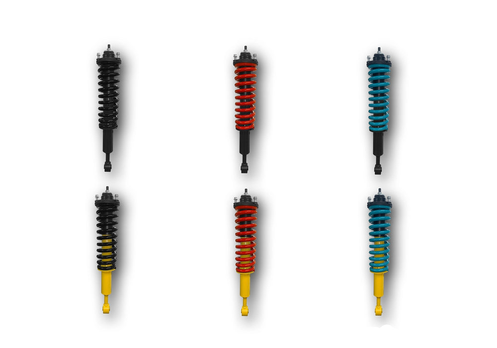 Dobinsons Pair Of Front Coils 100Mm Soft Lift compatible with Jeep Wrangler Jk 4 Doors