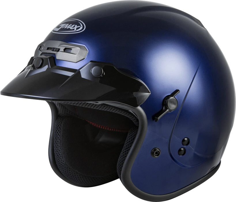Gmax Gm-32 Open-Face Street Helmet (Blue, Large) G1320496
